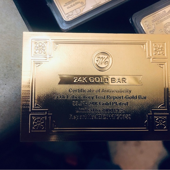 Gold bullion bars. - Picture 8 of 10